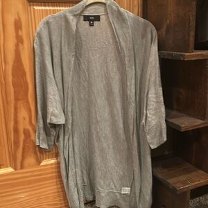 Light gray cardigan